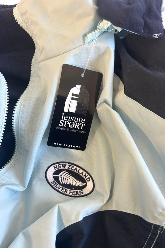 Leisure Sport NZ Silver Fern Reversible Raincoat, S