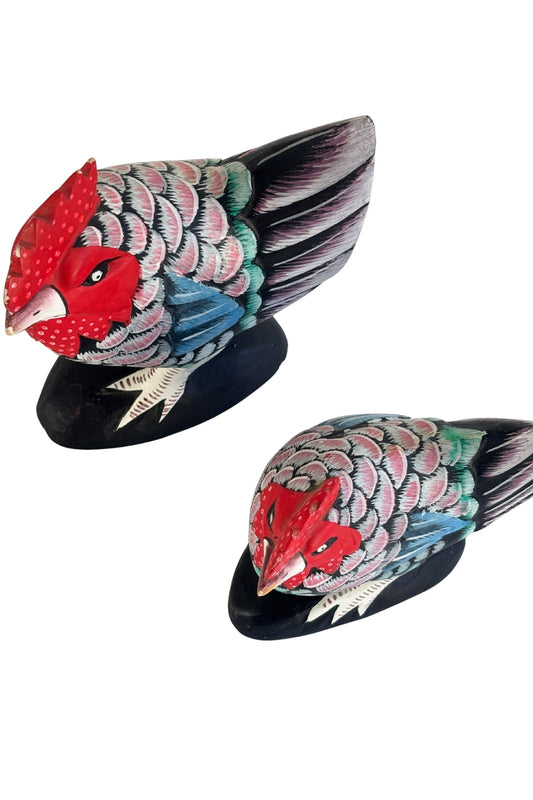 Wooden chicken set