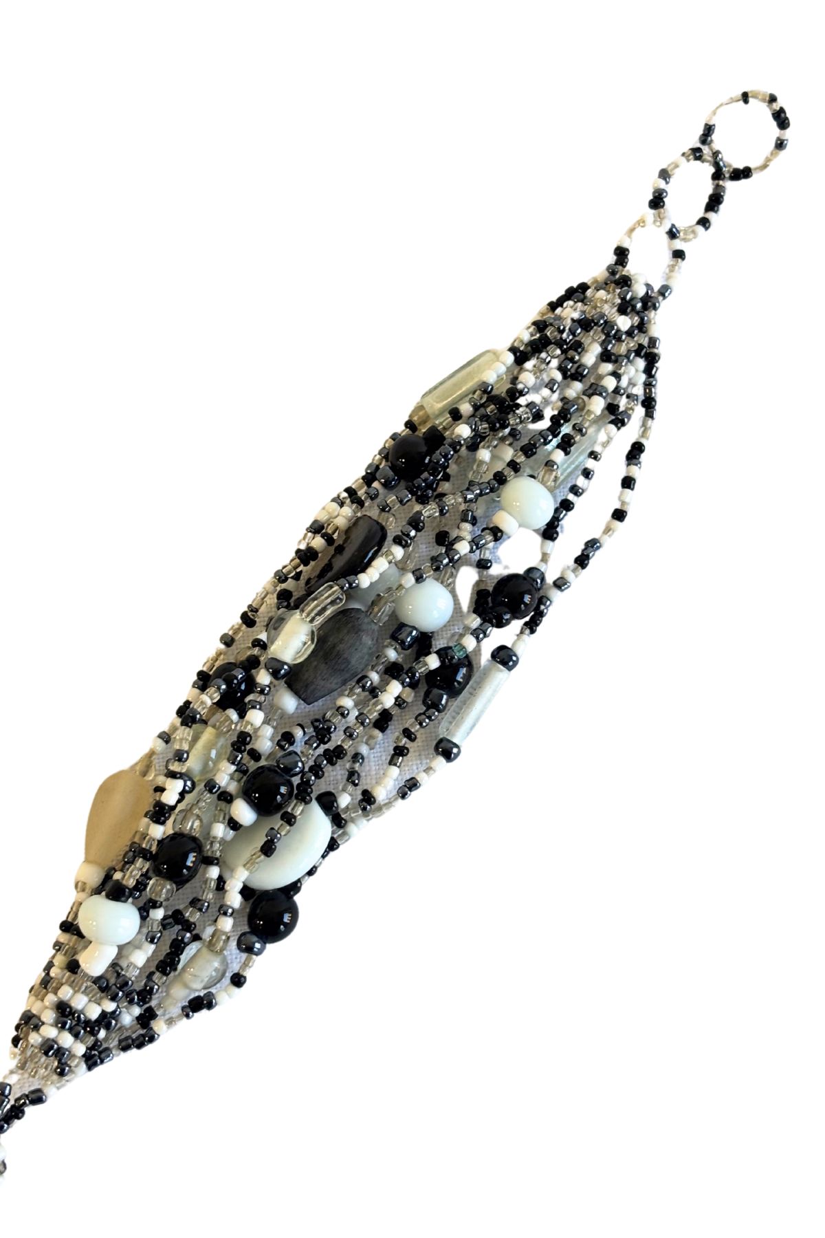 Multi strand beaded bracelet