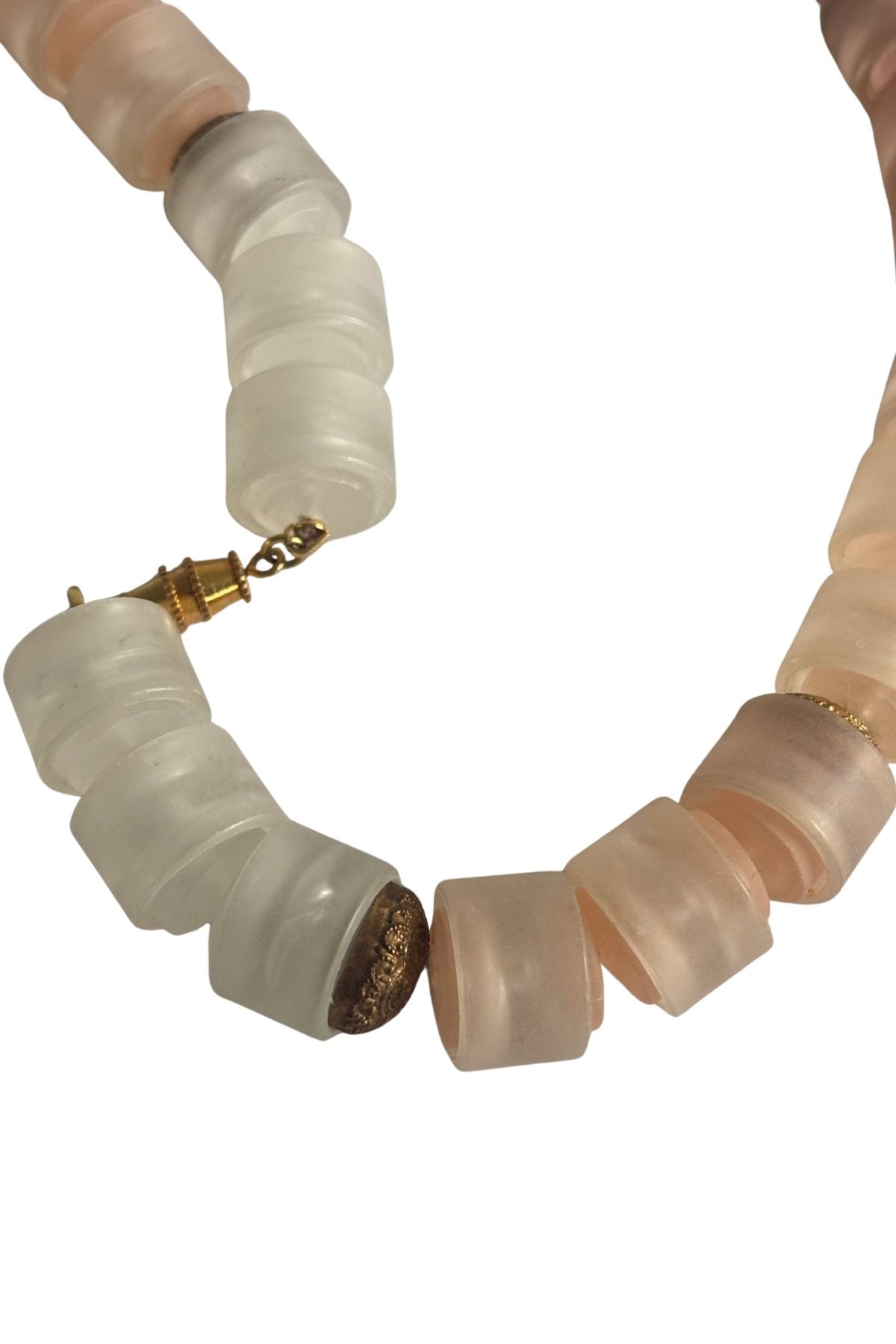 Retro beaded choker necklace