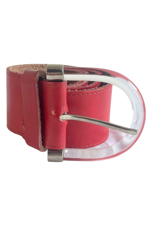 Vintage bold fuchsia belt