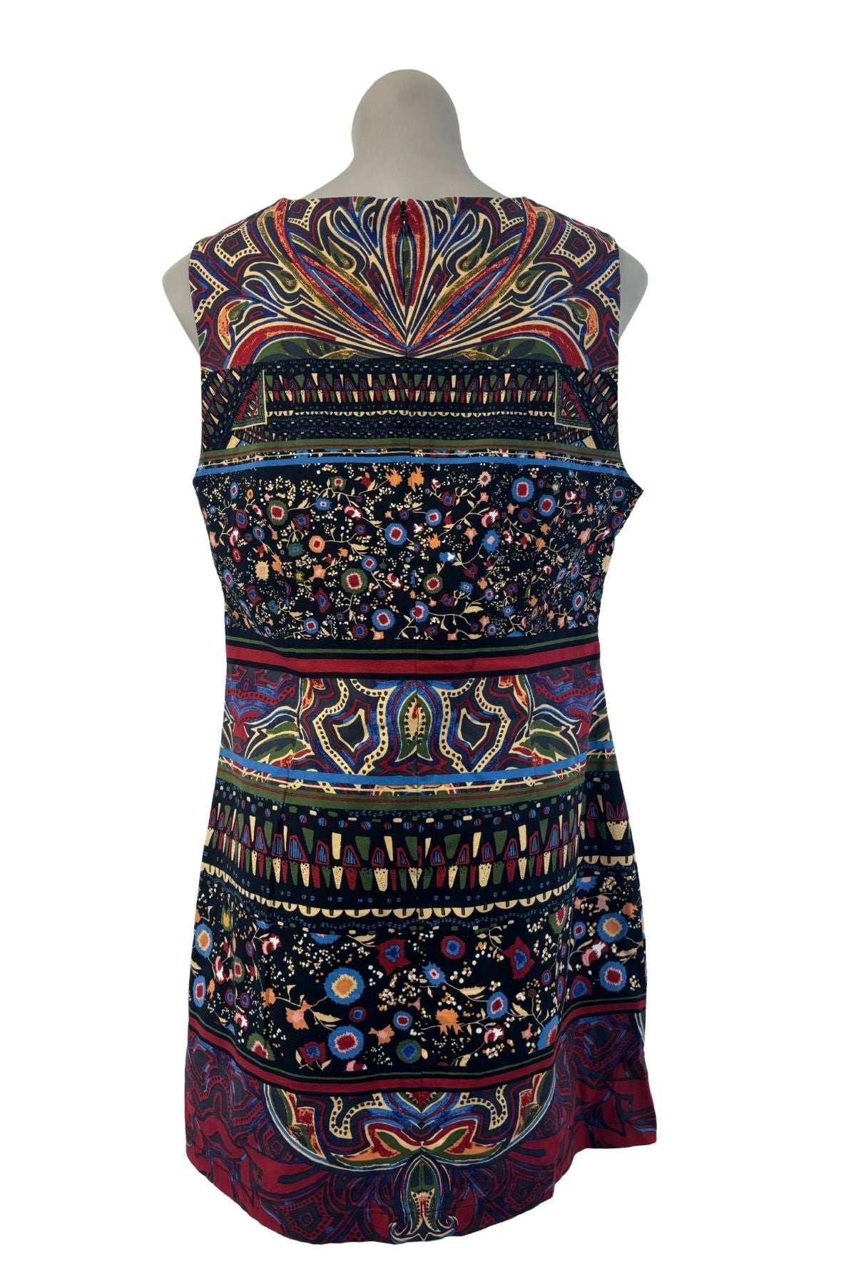 Desigual tribal print a-line vest dress, 14/16