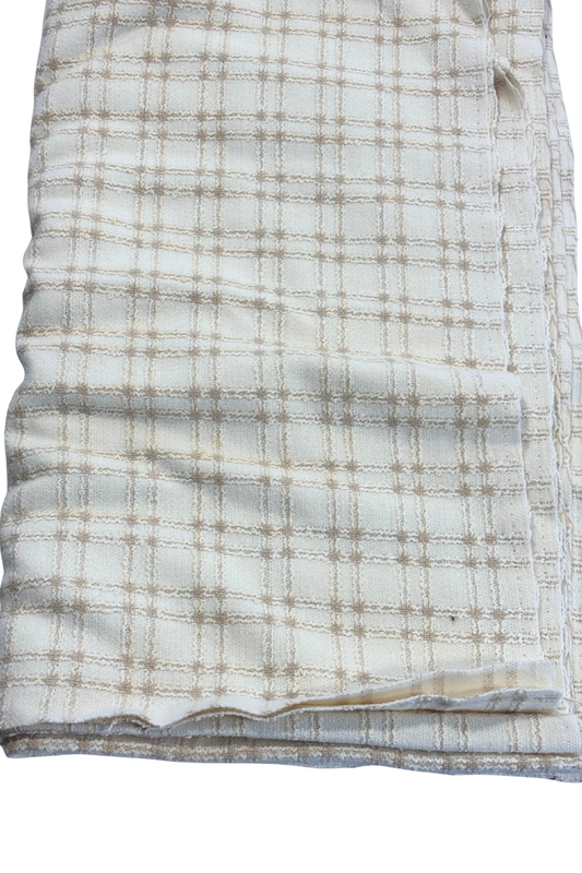 Vintage wool tweed fabric