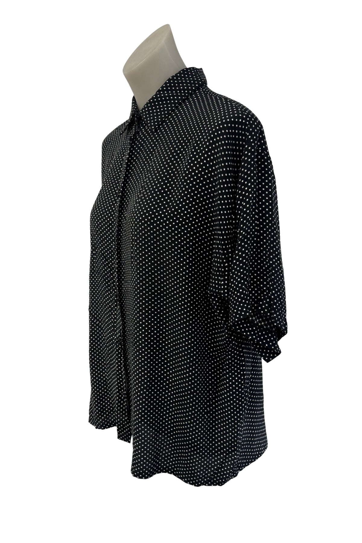 Suzanne Grae polka dot blouse, 14