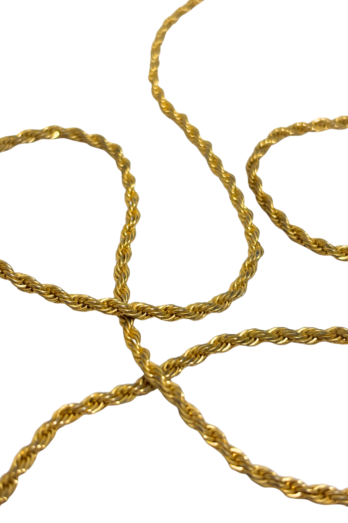Braided golden chain