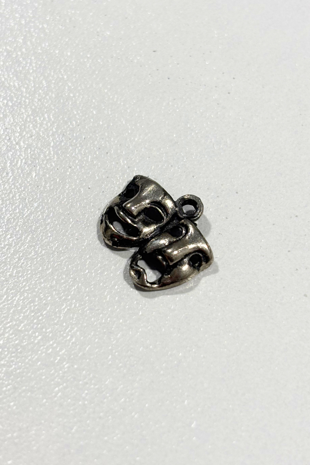 925 Silver Thalia + Melpomene mask pendant