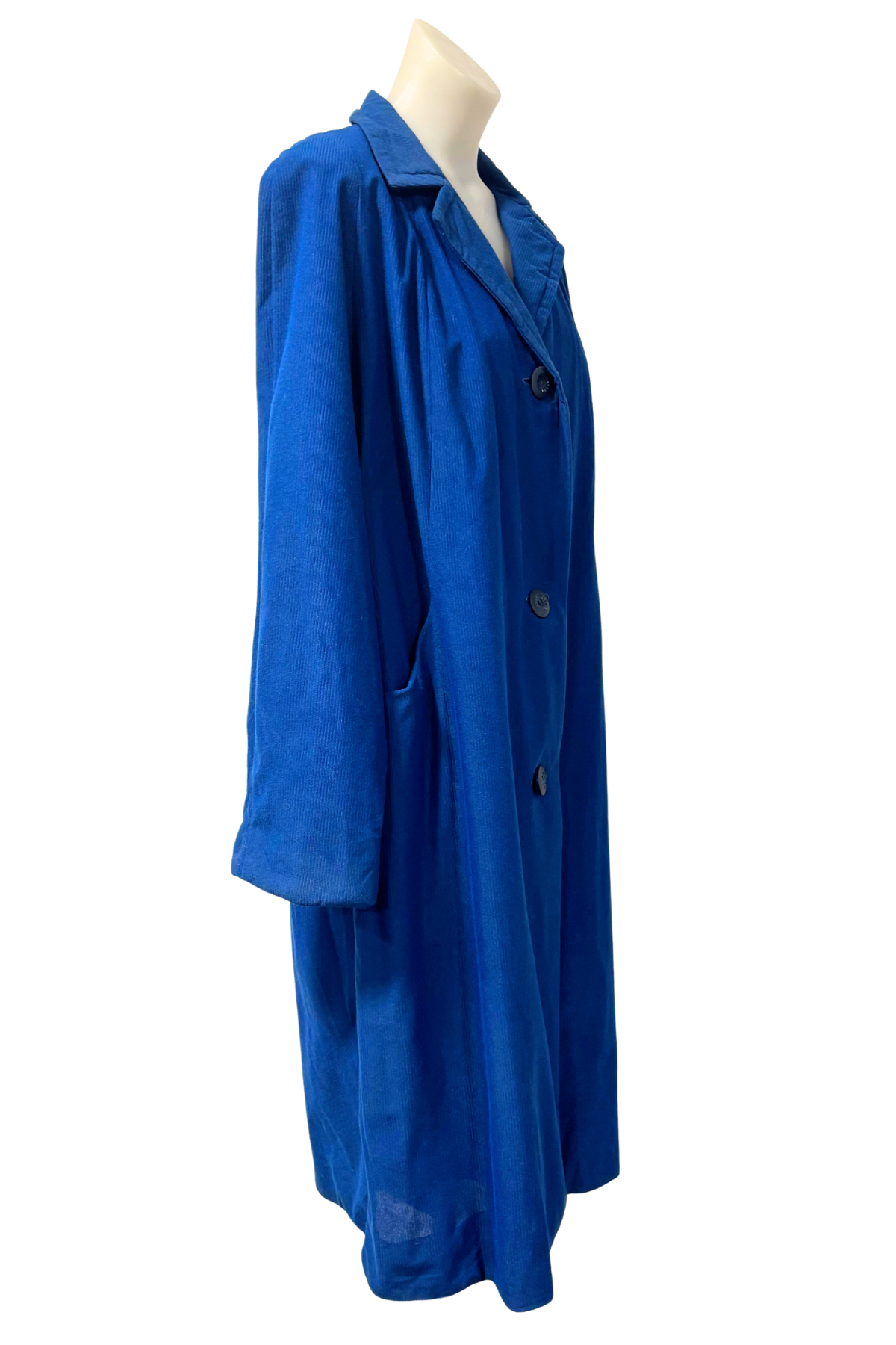 1970's Barbarella NZ made long foam back coat, OS