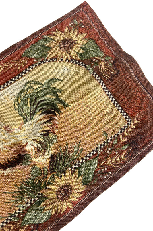 Rooster woven placemat
