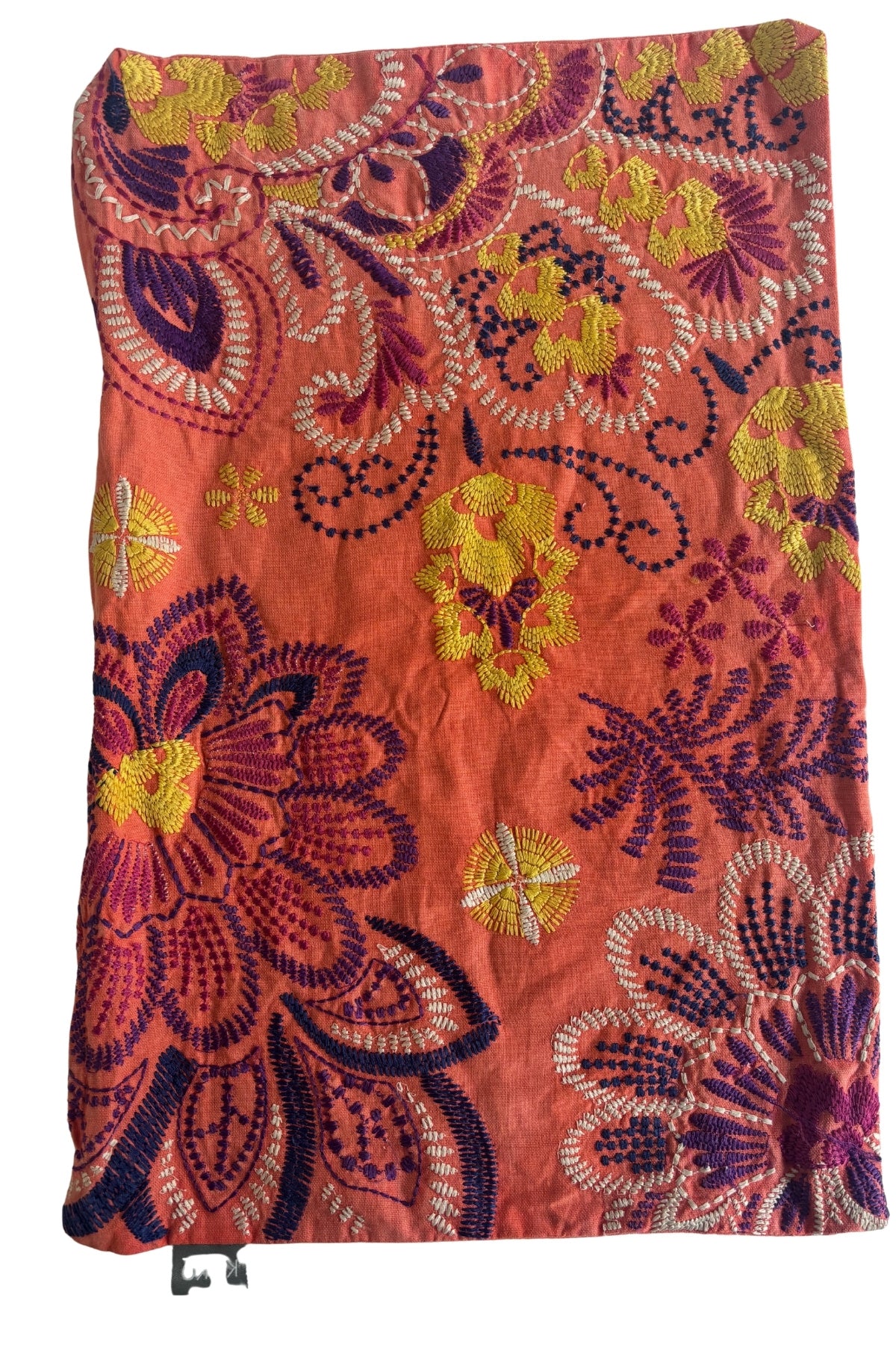 Keiko floral embroidered decorative pillowcase