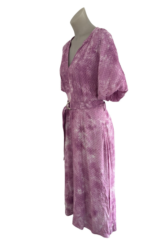 David Lawrence purple maxi dress, 8