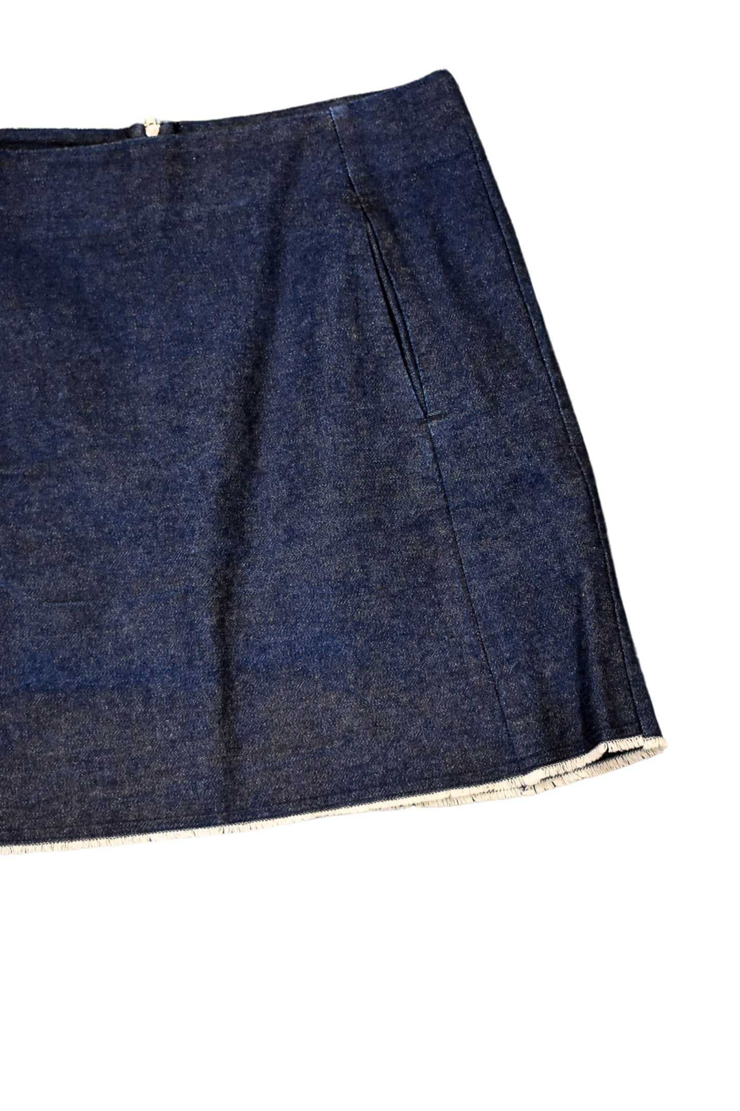 Ricochet NZ made denim mini skirt, 6