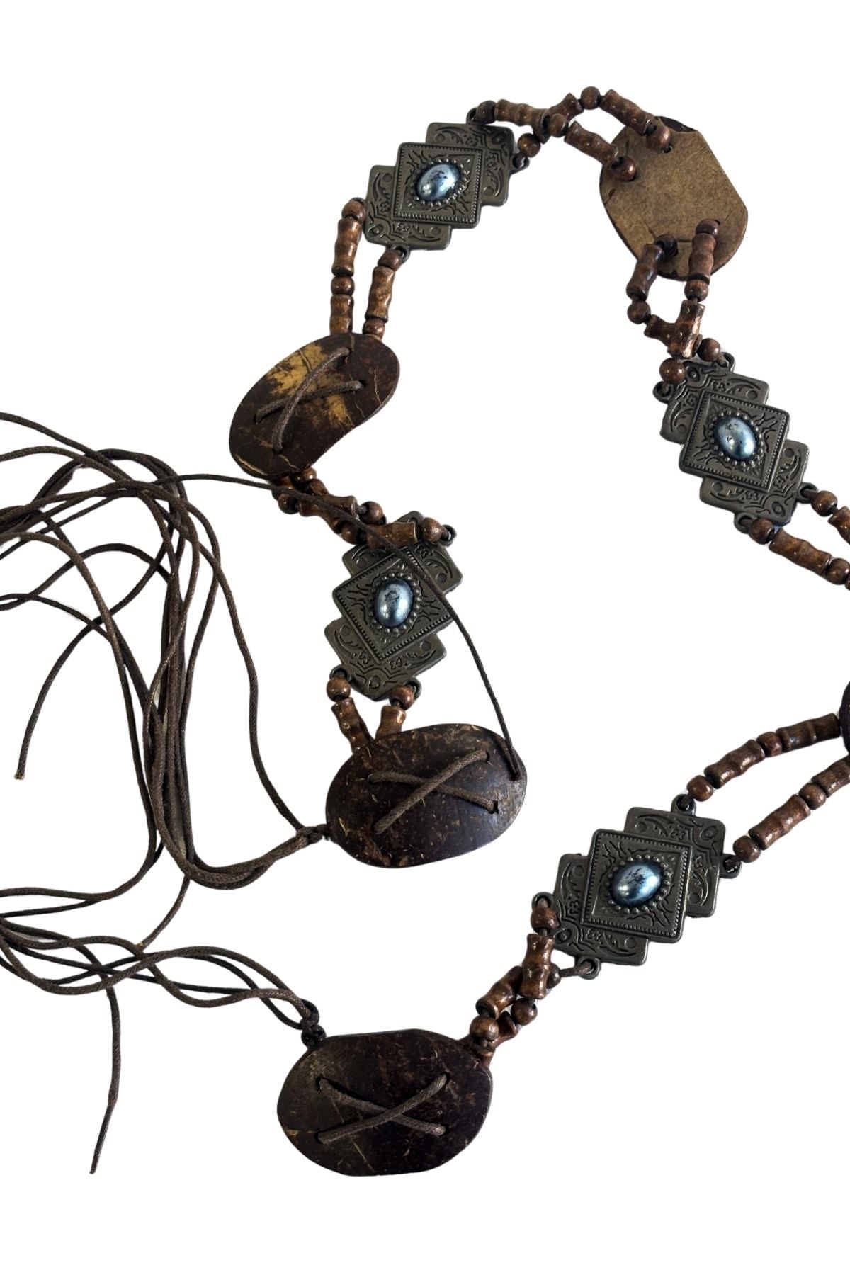 Funky Island Vibes tie up belt, OSFM