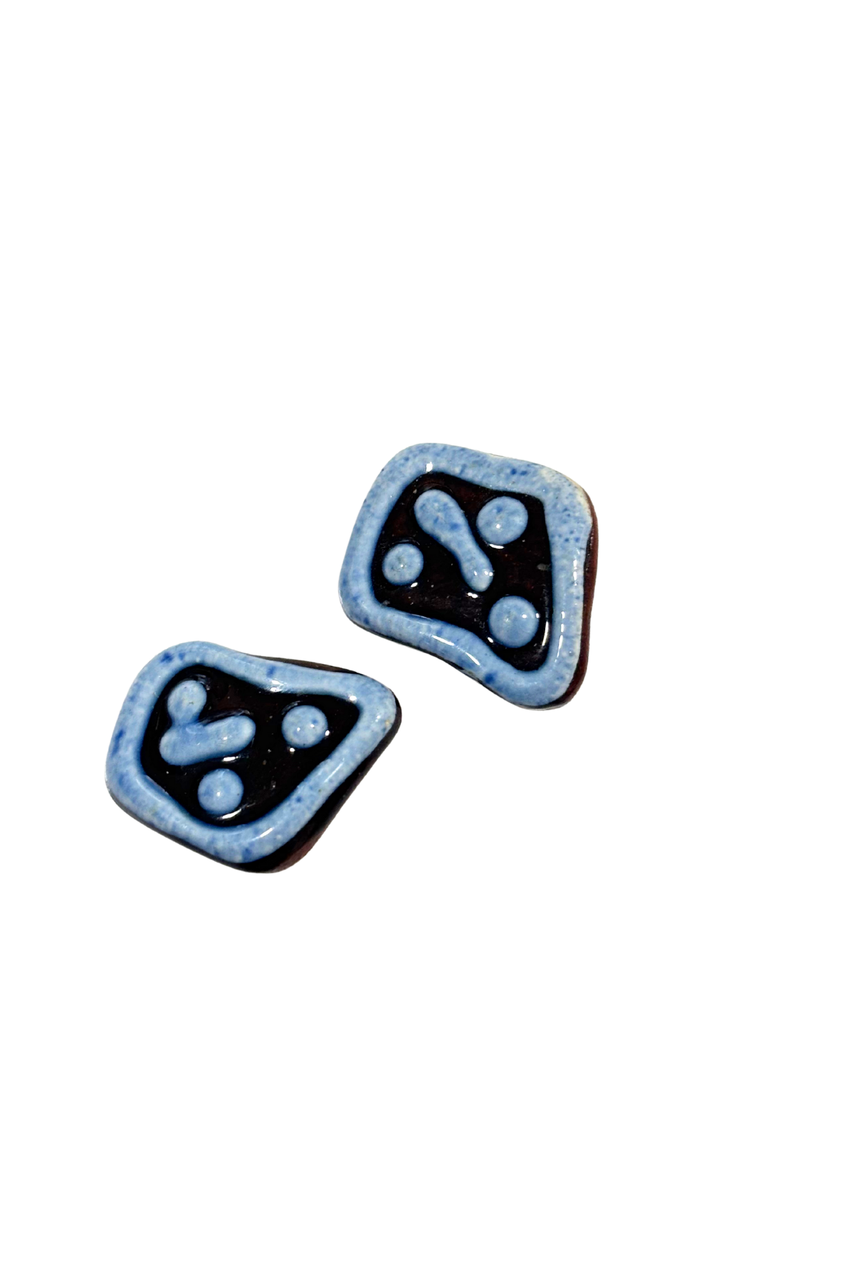 Cute clay blob earrings