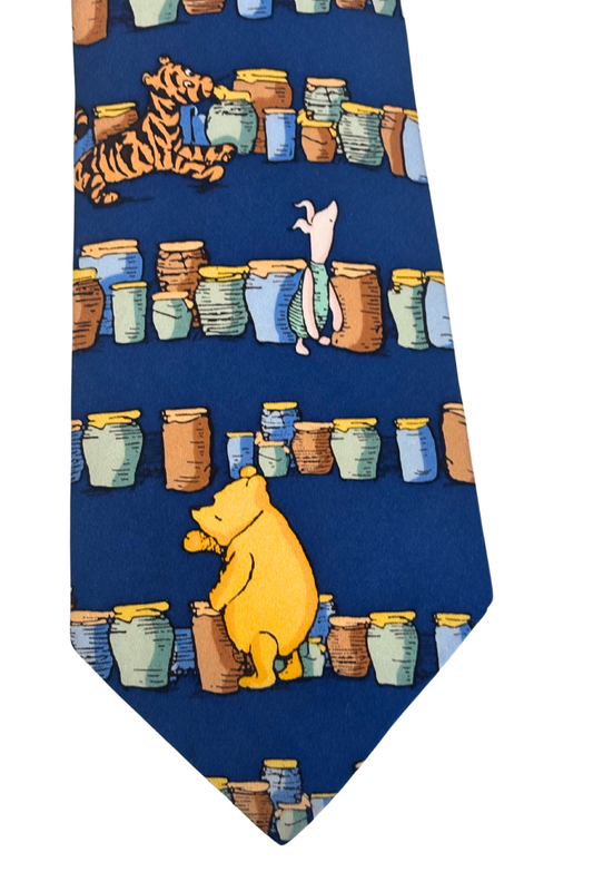 Disney classic POOH silk tie