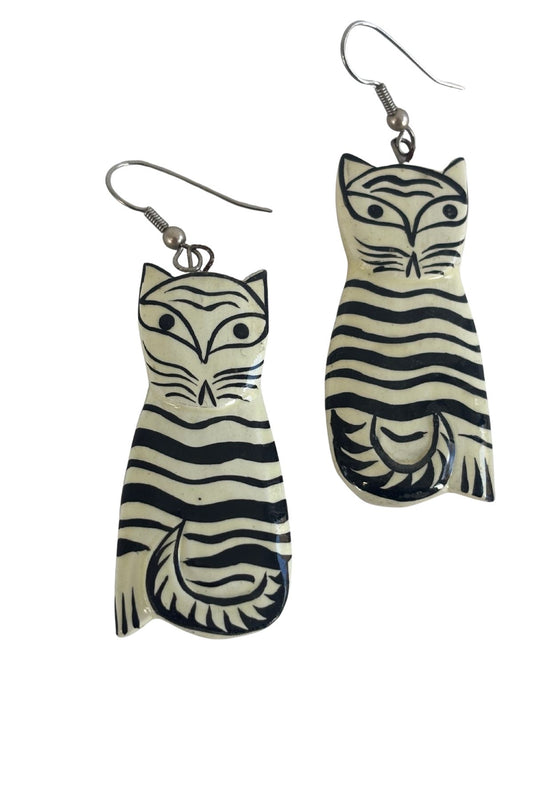 Vintage cat earring bundle x3