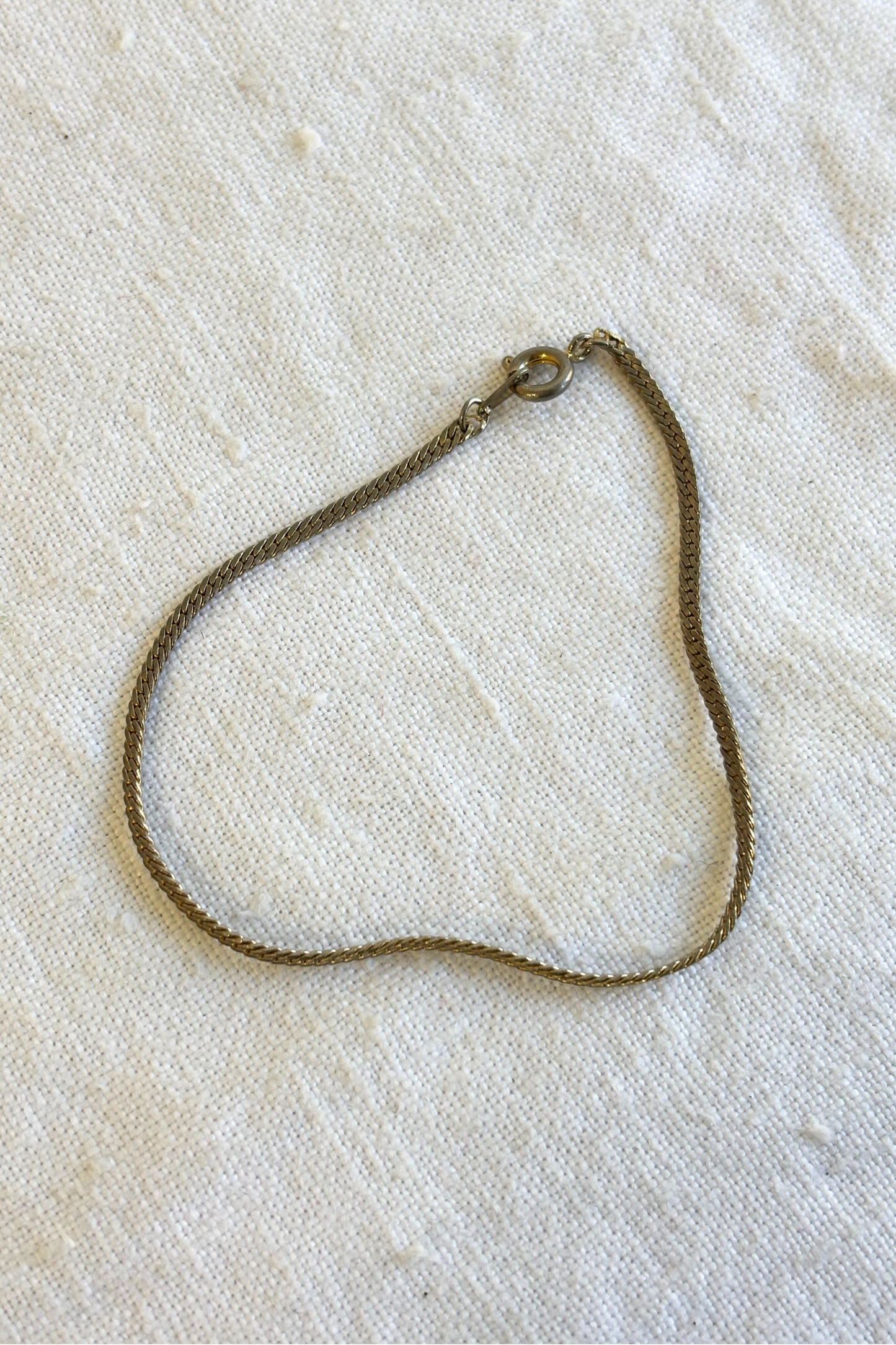 Dainty snake chain bracelet