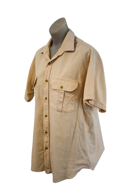 Gloster Country Shirt men's cotton button up, L