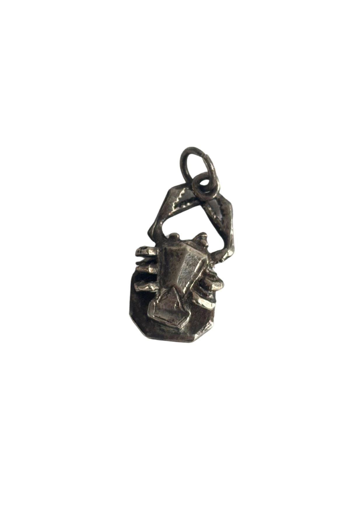 925 Silver crab charm
