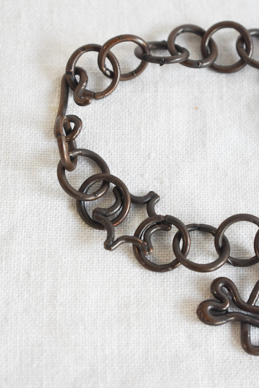 Funky wire charm bracelet