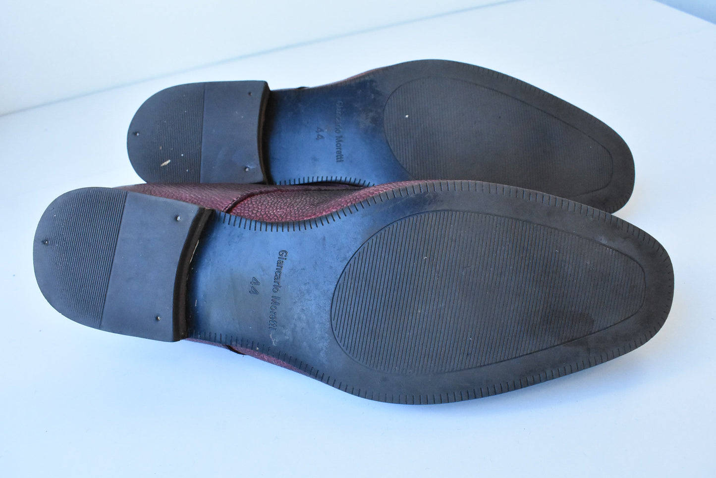 Giancarlo Moretti red leather shoes, size 44