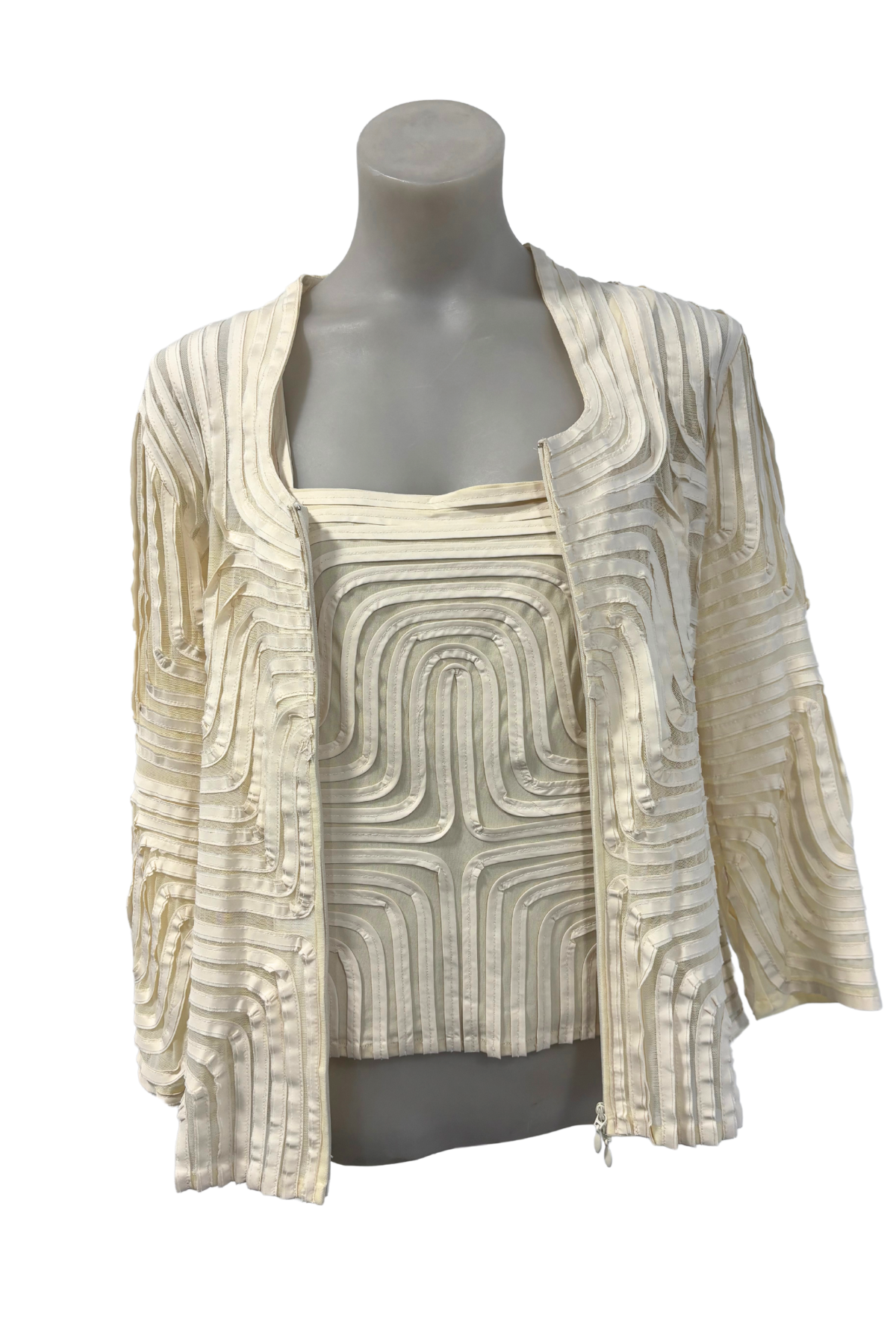 Ika NZ made 2 piece jacket + top set, 12