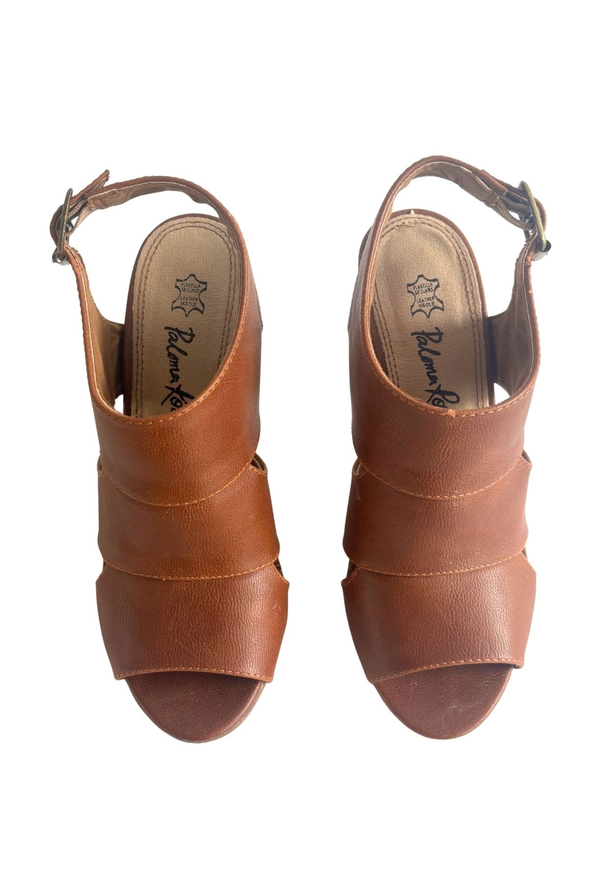 Paloma Rossi "Ocean Dress" wedge heels, 6