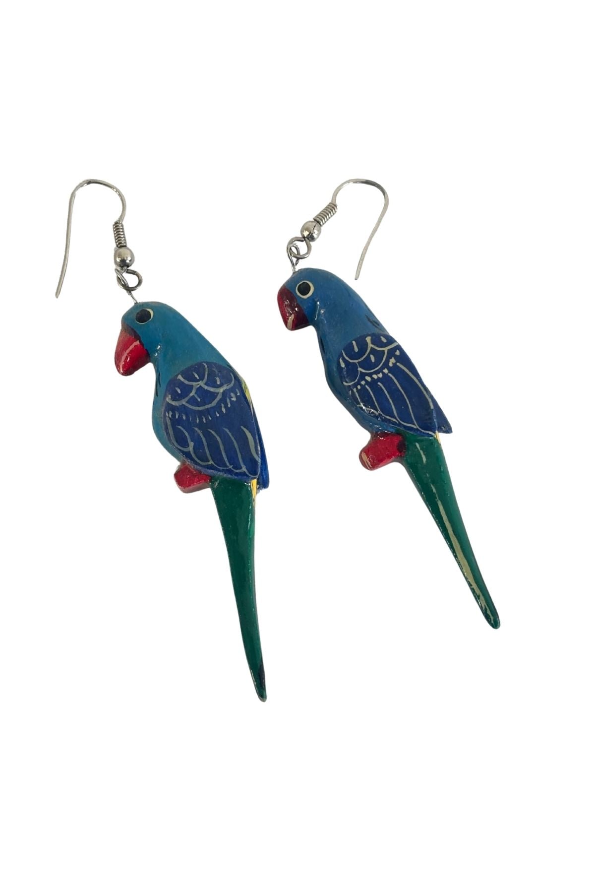 1980's Vintage parrot earrings