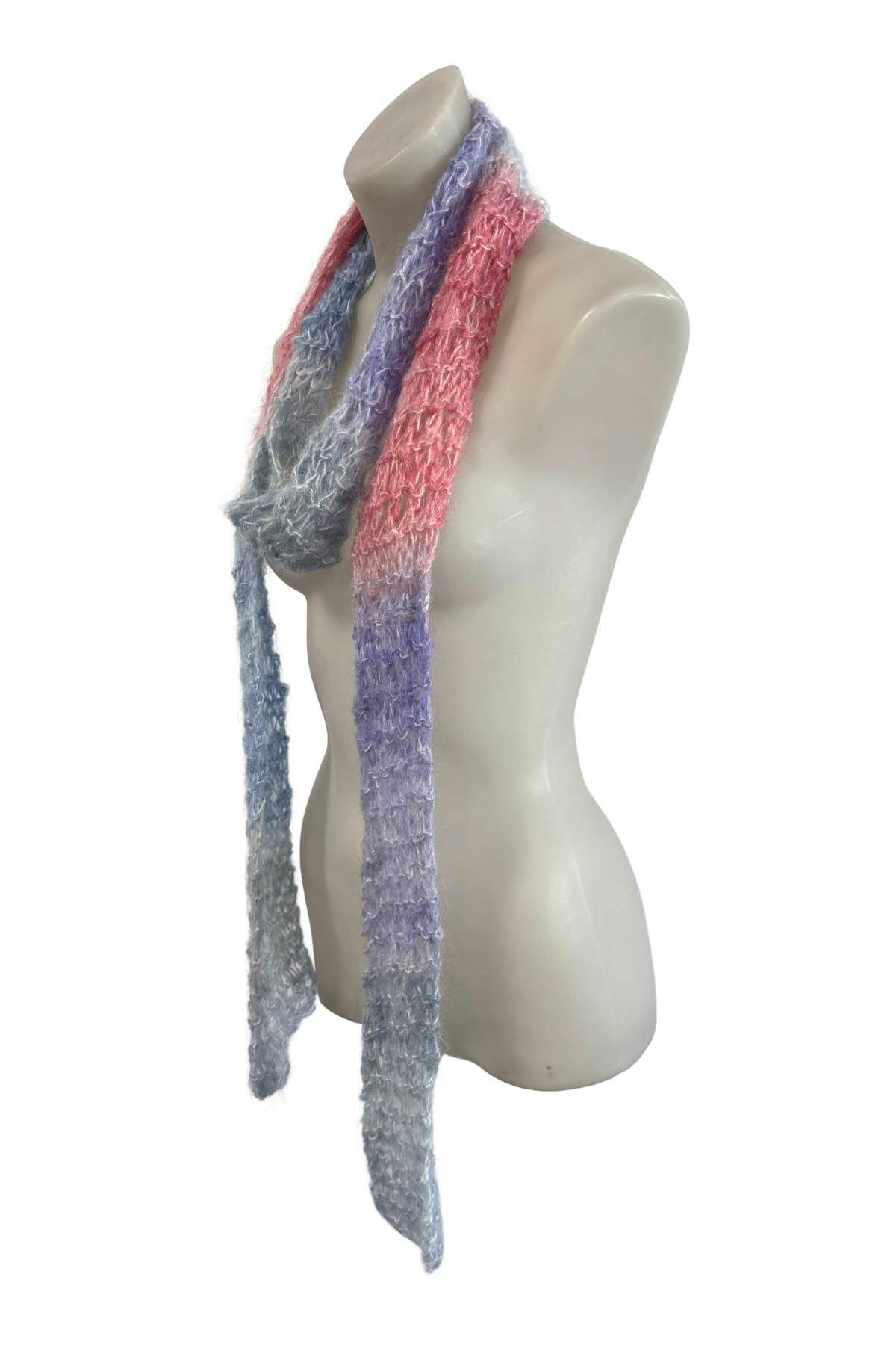 Super Soft Mohair Crochet Scarf