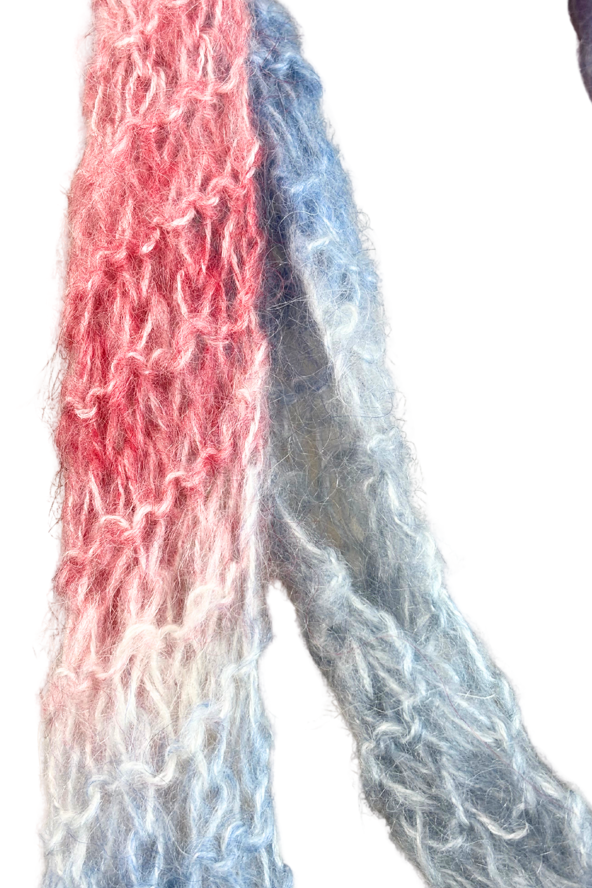 Super Soft Mohair Crochet Scarf