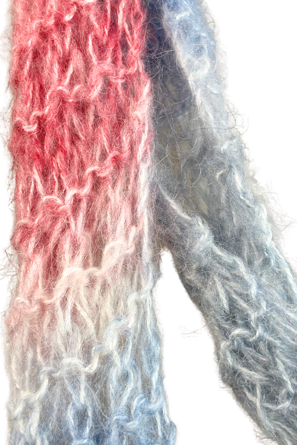Super Soft Mohair Crochet Scarf