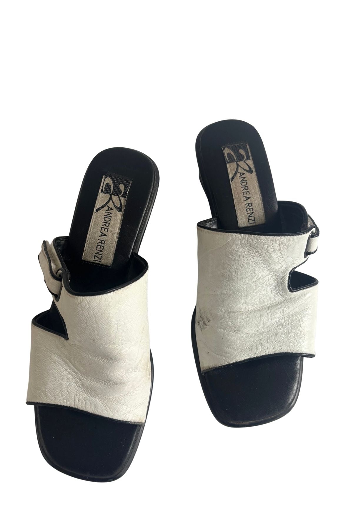 Andrea Renzi leather kitten heels, 6