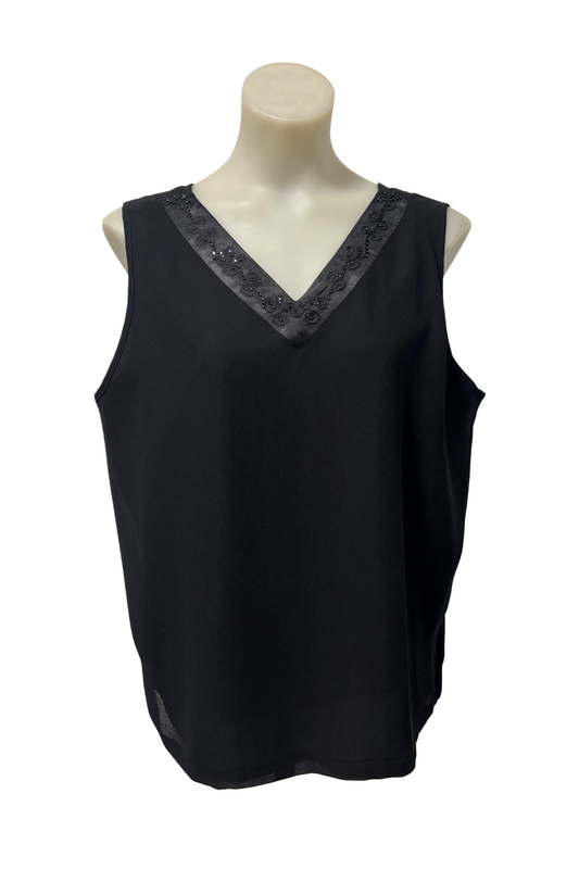 Jean de Courcy vest top, 18