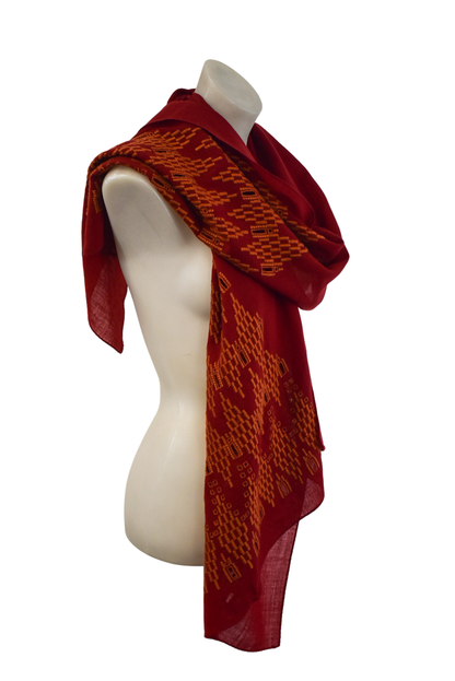 Vintage pyramid scarf