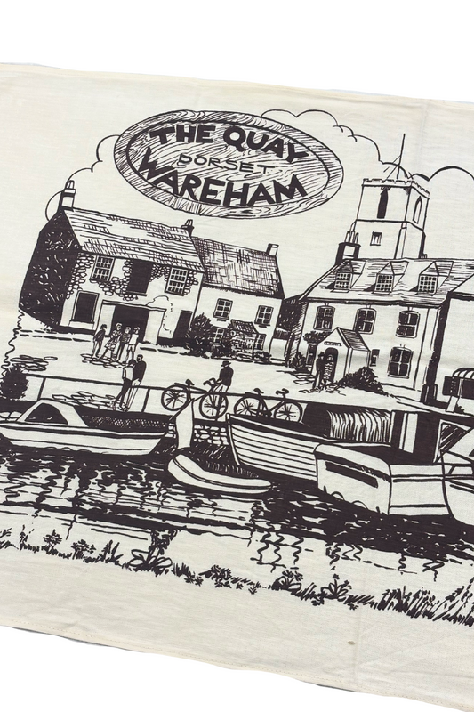 The Quay Dorset Wareham tea towel
