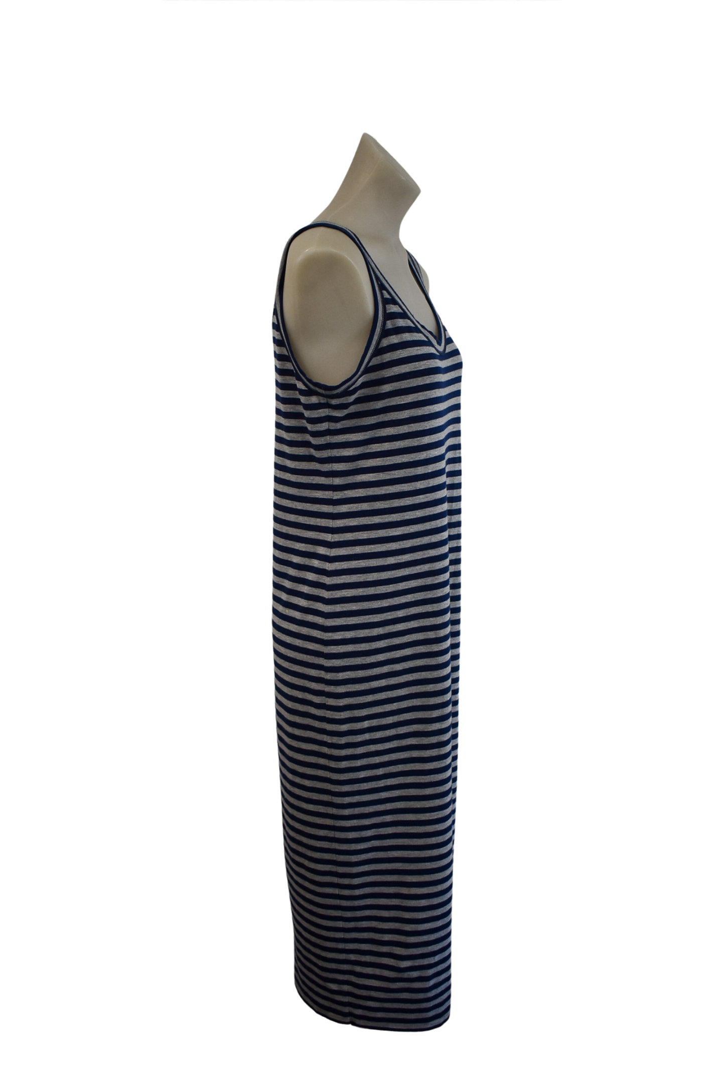 Karen Walker NZ made striped maxi dress, 12