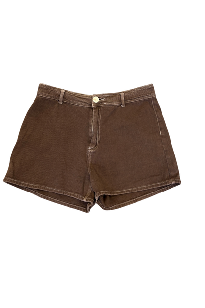 Chanda brown denim shorts, 14