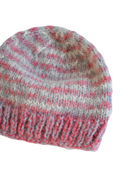 Super soft mohair knit beanie