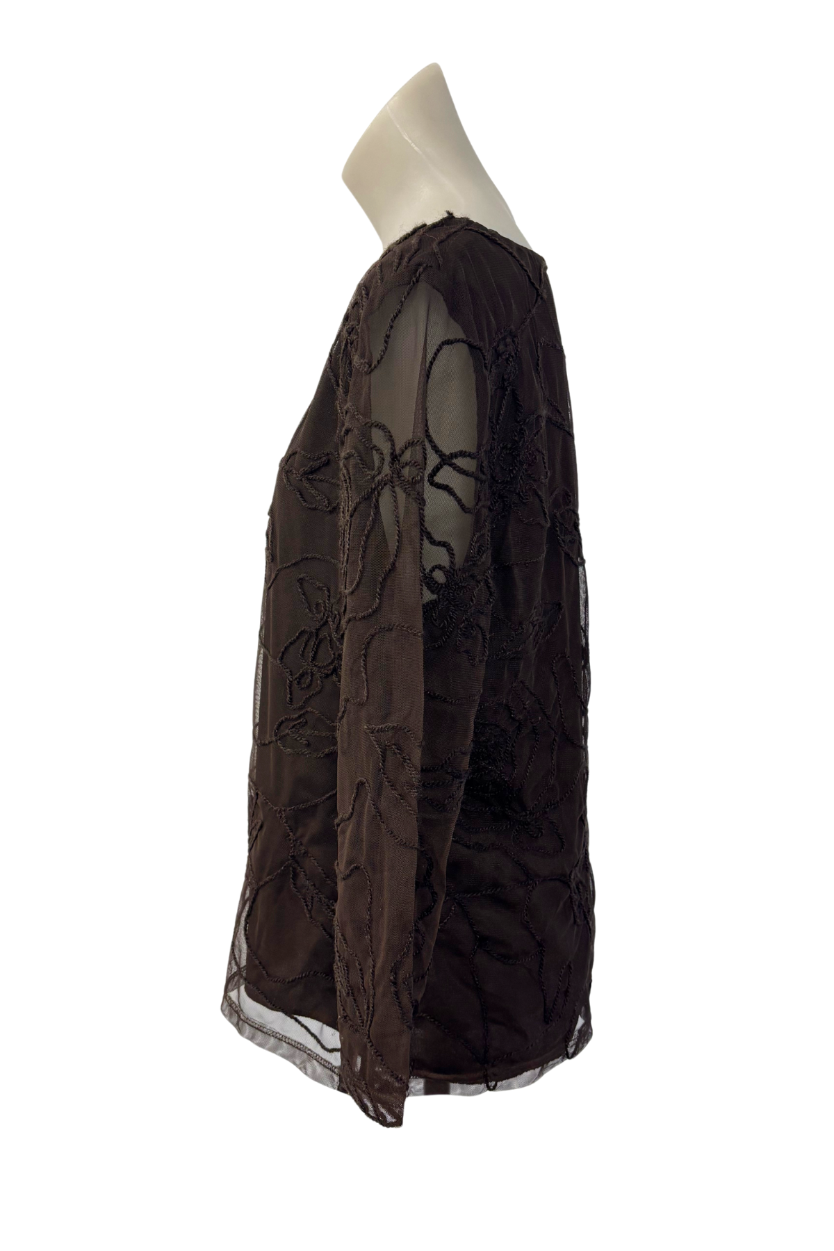 Stitches Australia embroidered mesh top, 18