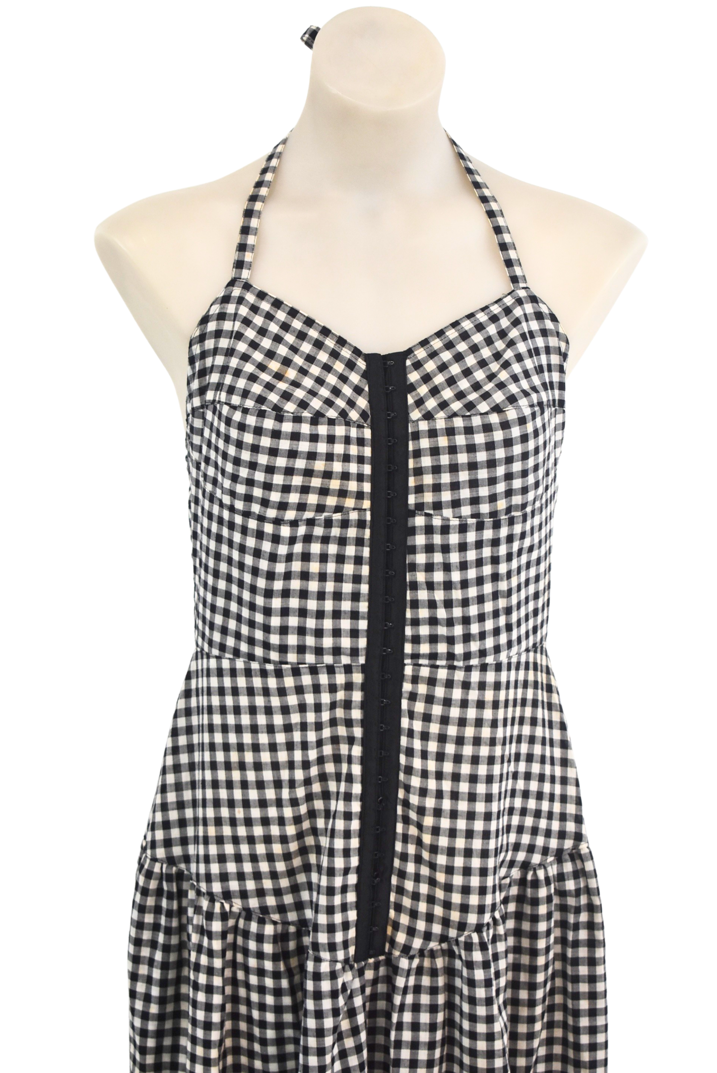 Stewart Limmer NZ made checkered dress, 12