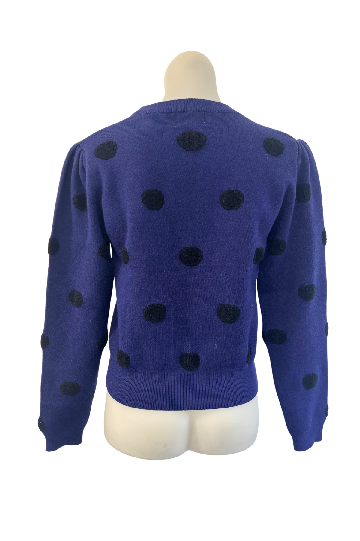 Compania Fantastica navy polka dot jumper, S