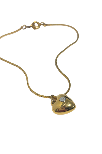 Golden heart bracelet