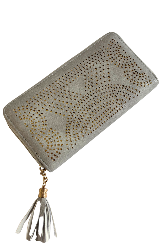 Aztec design faux leather wallet