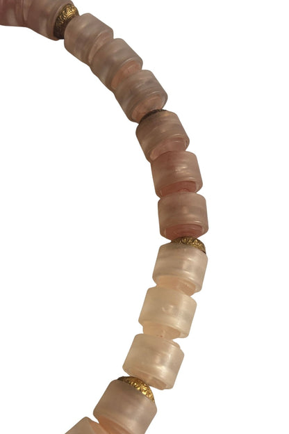 Retro beaded choker necklace