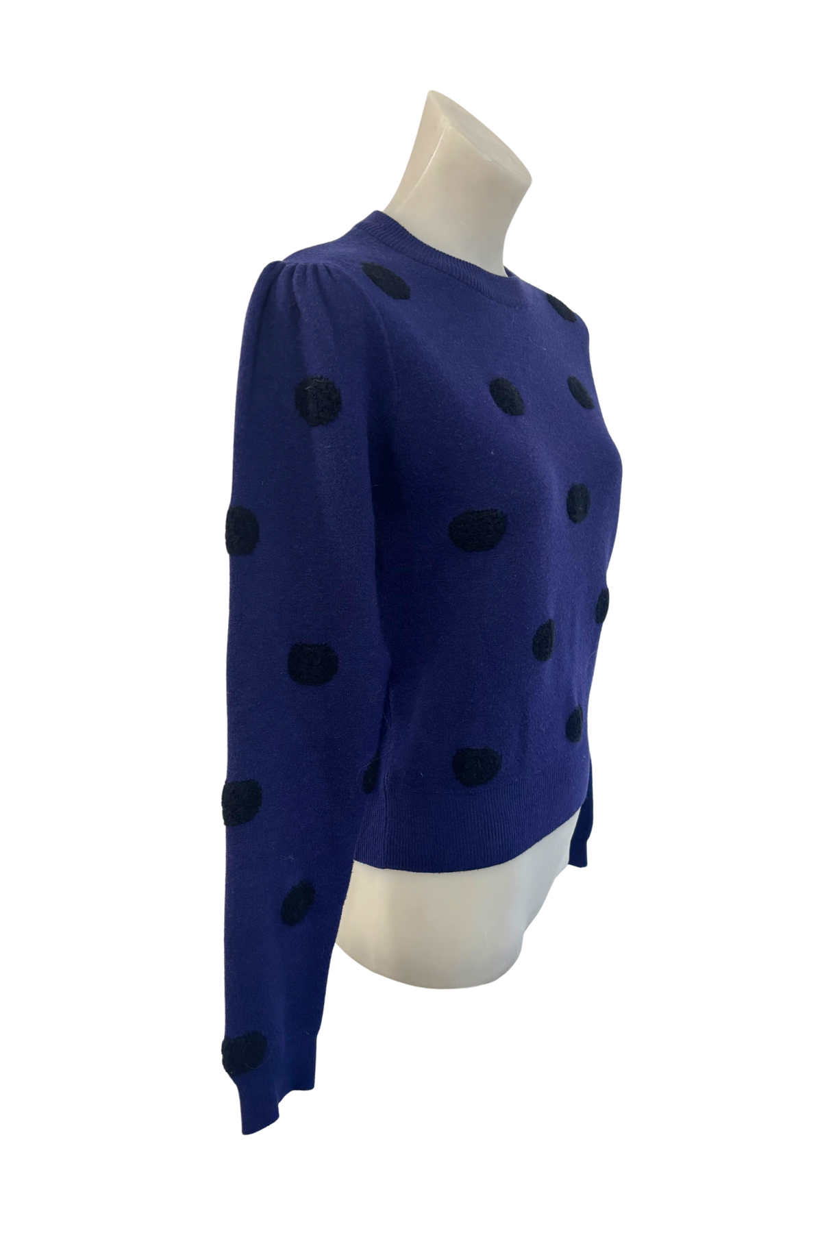 Compania Fantastica navy polka dot jumper, S