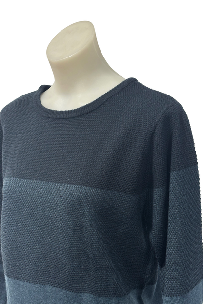 Tarnish shades of blue jumper, S