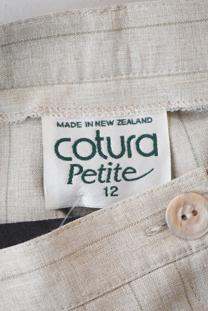 Cotura Petite pinstripe pants, 12