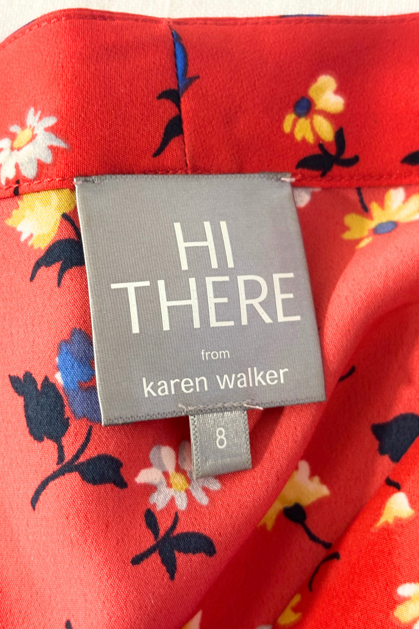 Karen Walker Hi There floral midi dress, S