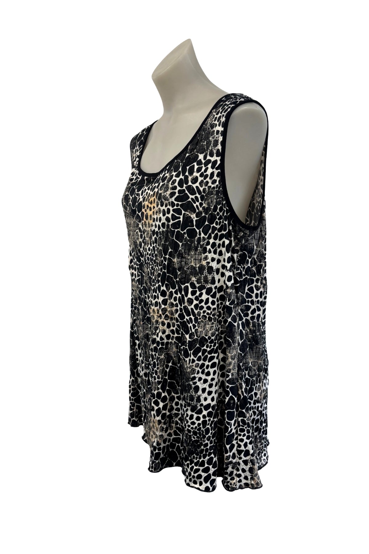 Amy Taylor NZ made animal print tank top, 16