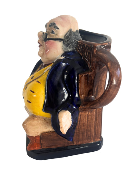 Mr Pigkwick Burgess Barleigh Ware ceramic jug