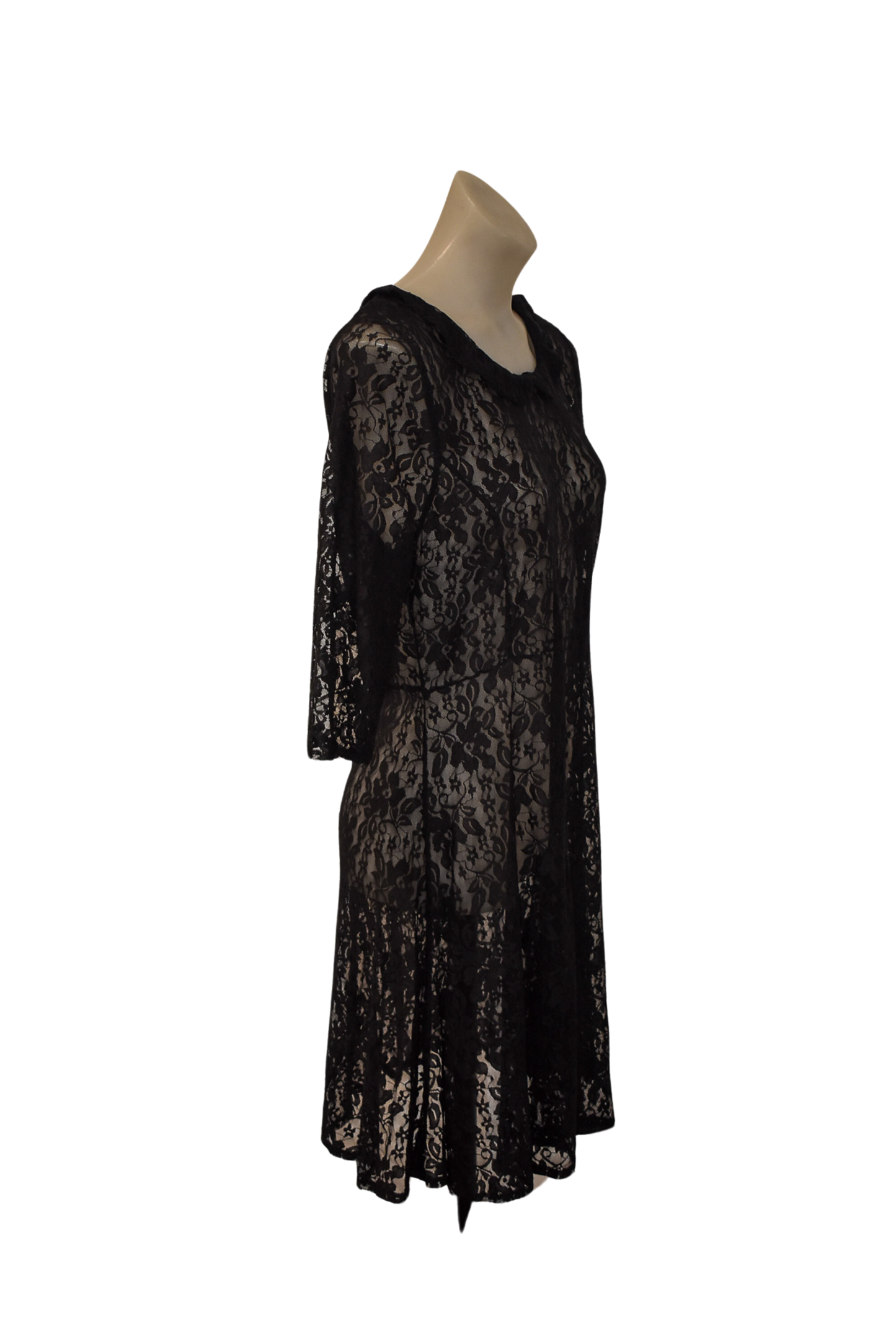 Sass black lacey babydoll dress, 14